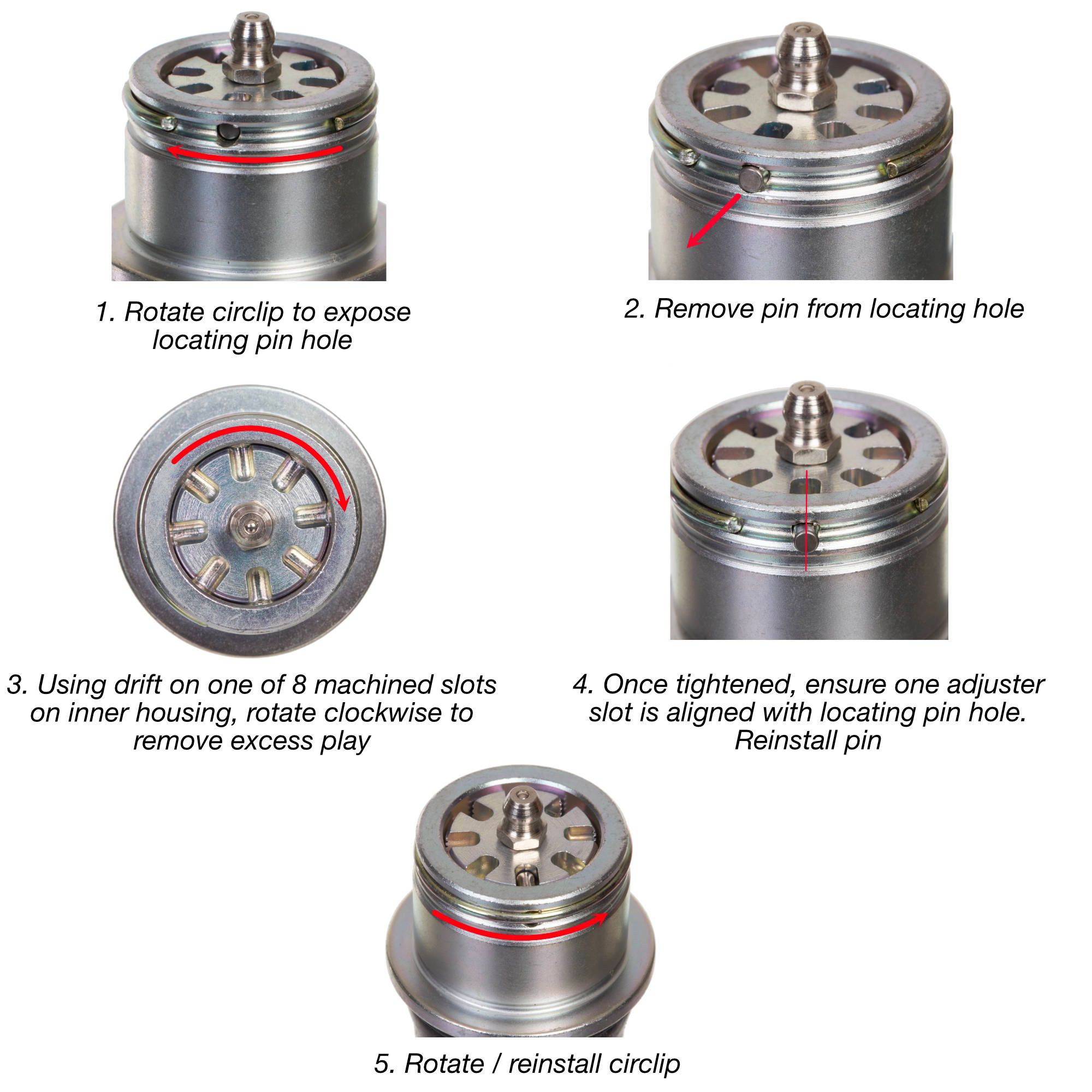 WHITES BALL JOINT PLUS - HEAVY DUTY ADJUSTABLE - Image 3