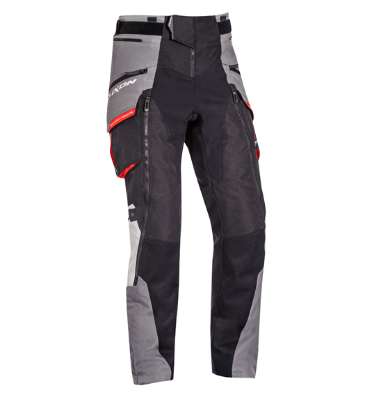 Ixon RAGNAR Adventure Pants Black/ Grey/ Red