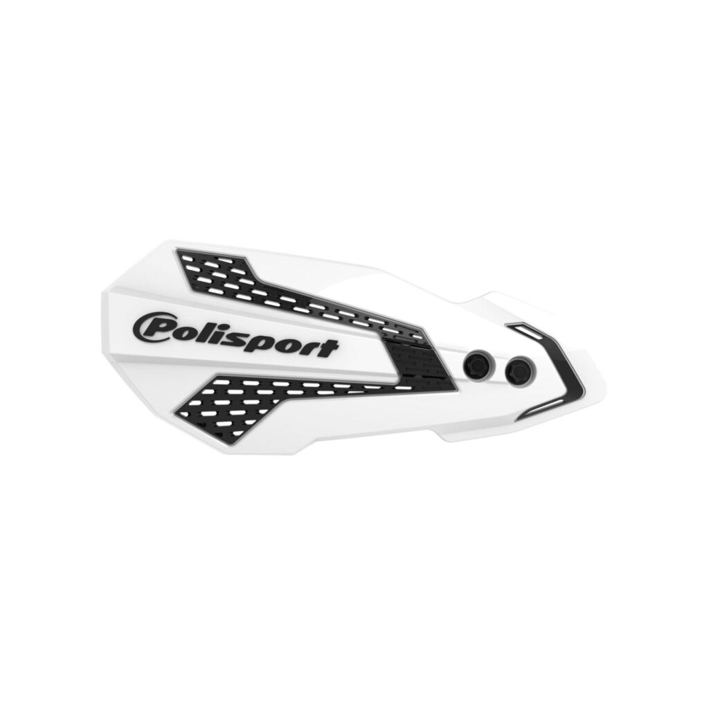 POLISPORT MX FLOW HANDGUARD WHT/BLK HUSQ 22- GASGAS 21