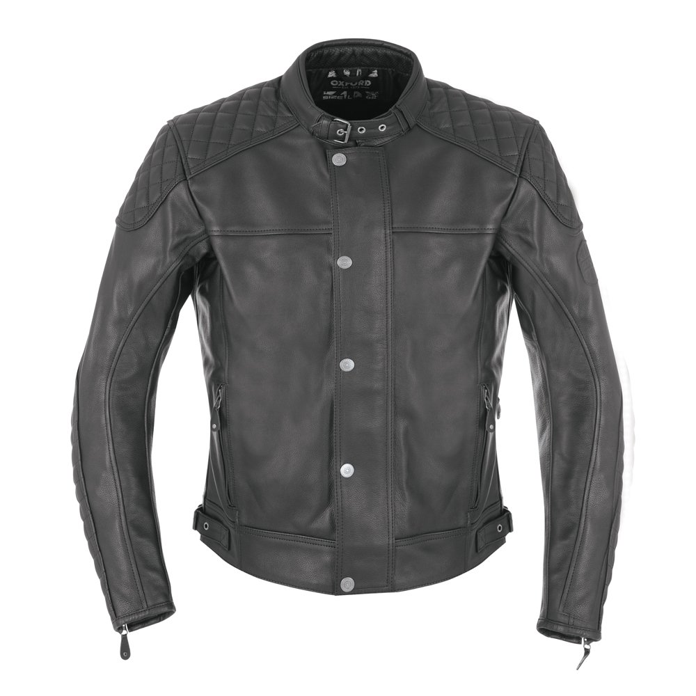Road Jacket Oxford Hampton Leather Black
