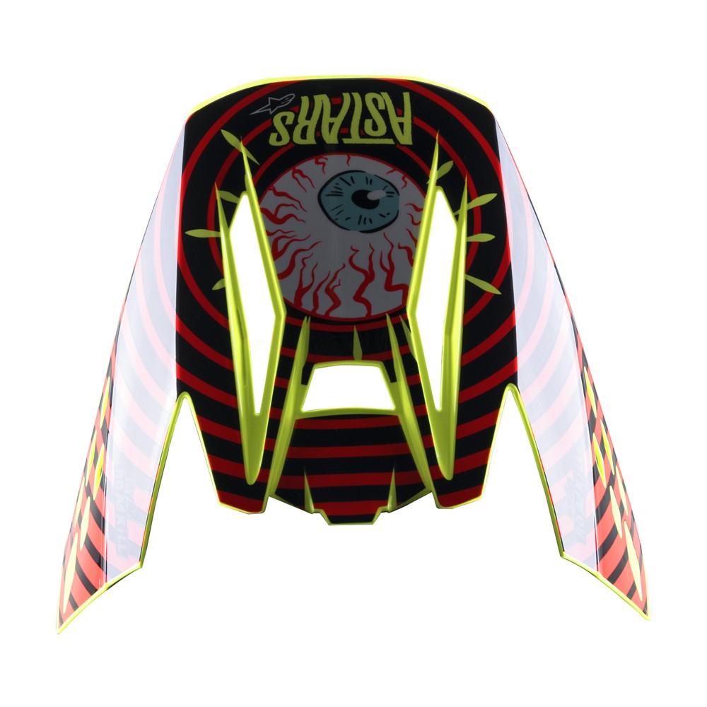 S-M5 Visor Solar Flare Black/Red Fluoro/Yellow Fluoro