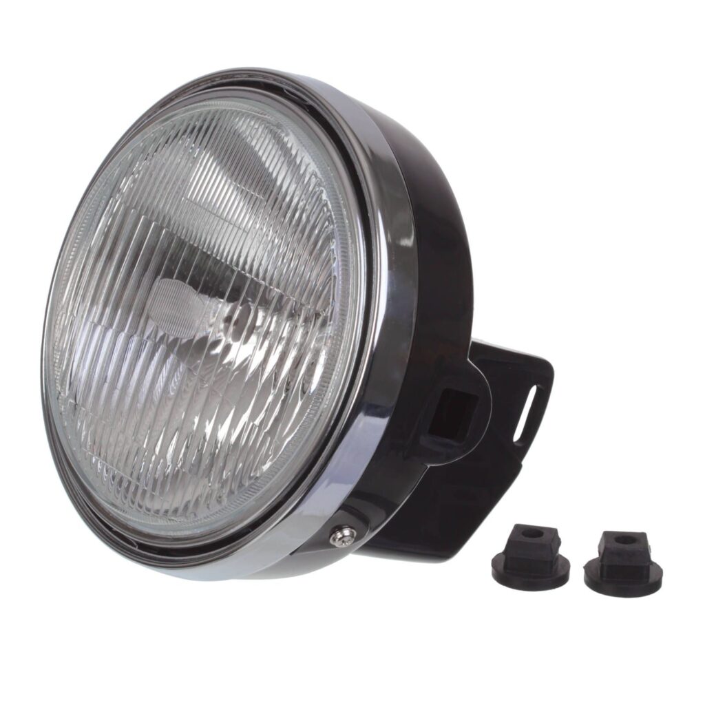 HEADLIGHT 7" ROUND - 4LO COMPLETE