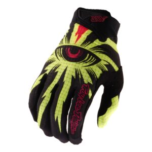 Troy Lee Designs Air Cyclops Motocross Gloves Black/Flo Yellow - Image 3