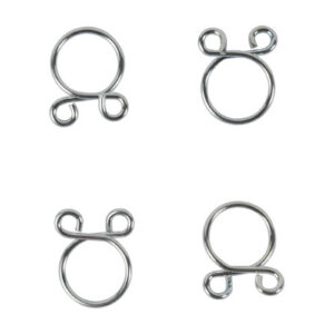 All Balls Racing Fuel Hose Clamp Kit - 9.8mm Wire (4 Pack) - Image 2
