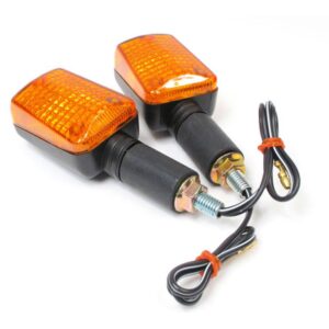 WHITES FLASHER UNI LONG MOUNT BLK PAIR 12V-21W - Image 1