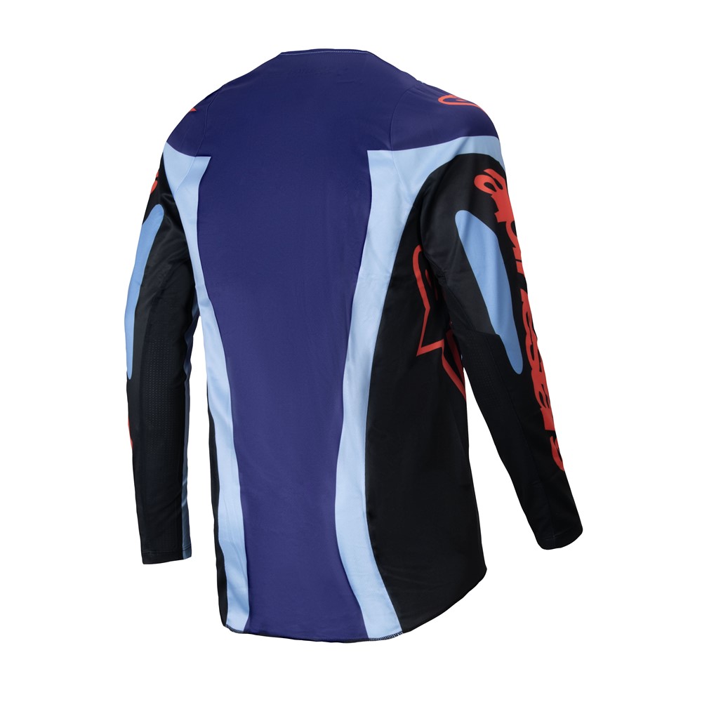 Alpinestars Racer Ocuri Motocross Jersey Blue/Black/Orange Fluoro