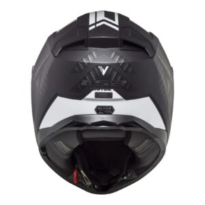 LS2 FF811 Vector II Splitter Road Helmet Matte Black / White - Image 5