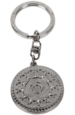 Keyring Unit Onyx Silver