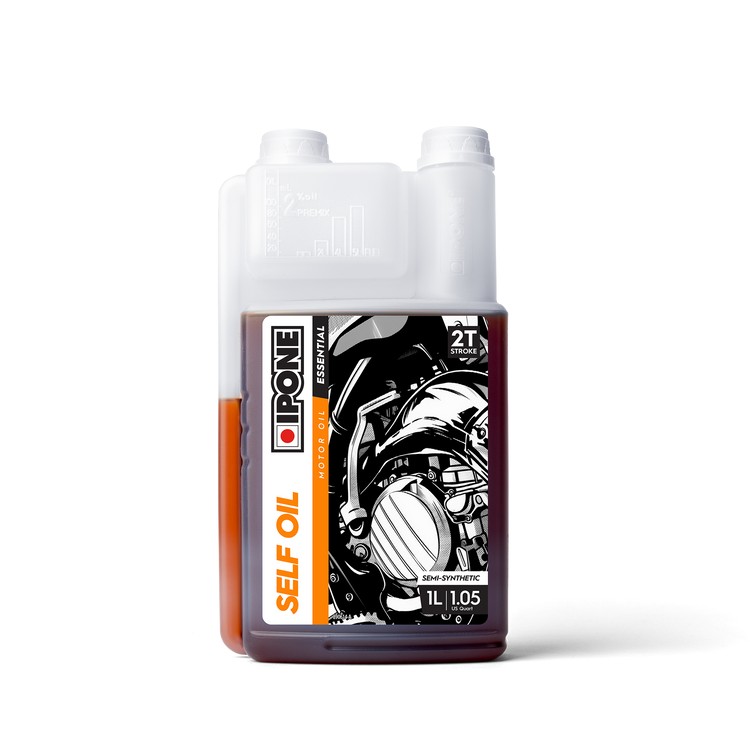 IPONE Self Oil 2T Semi Synthetic Motor Oil 1L