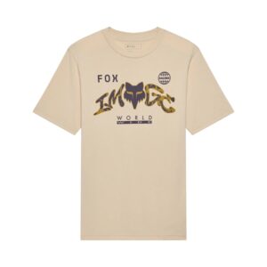 Fox Image Print Tee Youth Tan - Image 2