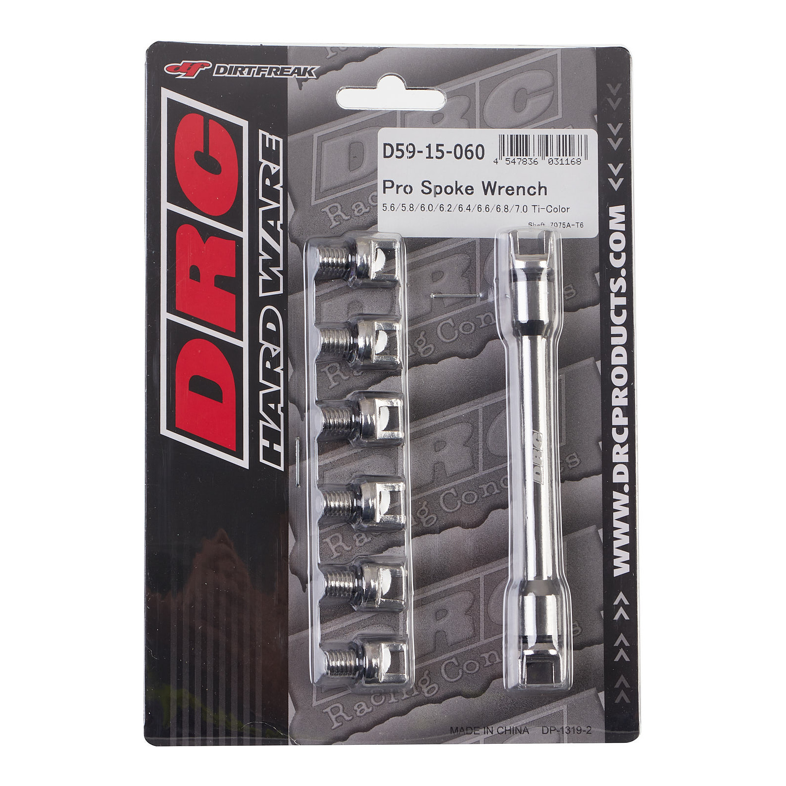 DRC PRO SPOKE WRENCH 5.6-7.0 TI-COLOUR - Image 2