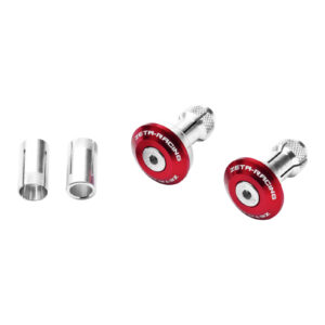 Zeta Bar End Plug 29mm 2pcs - Red - Image 1