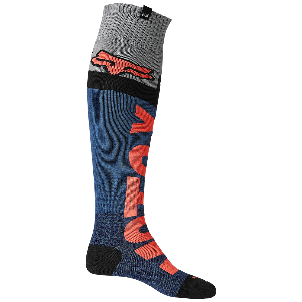 Fox Trice Coolmax Dark Indigo Motocross Thick Socks