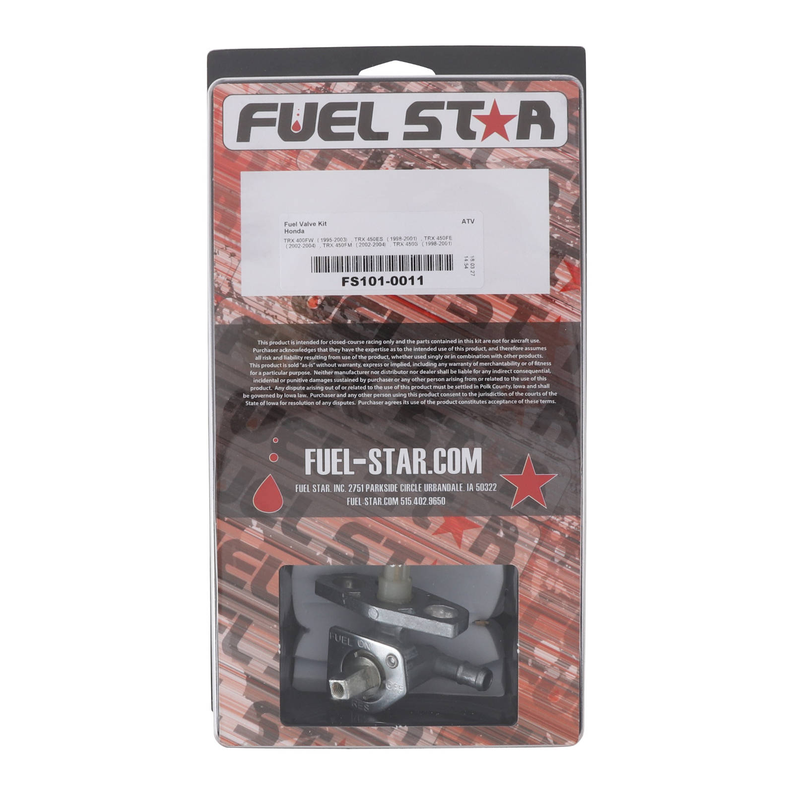 All Balls Racing Fuel Tap Kit (FS101-0011) - Image 1