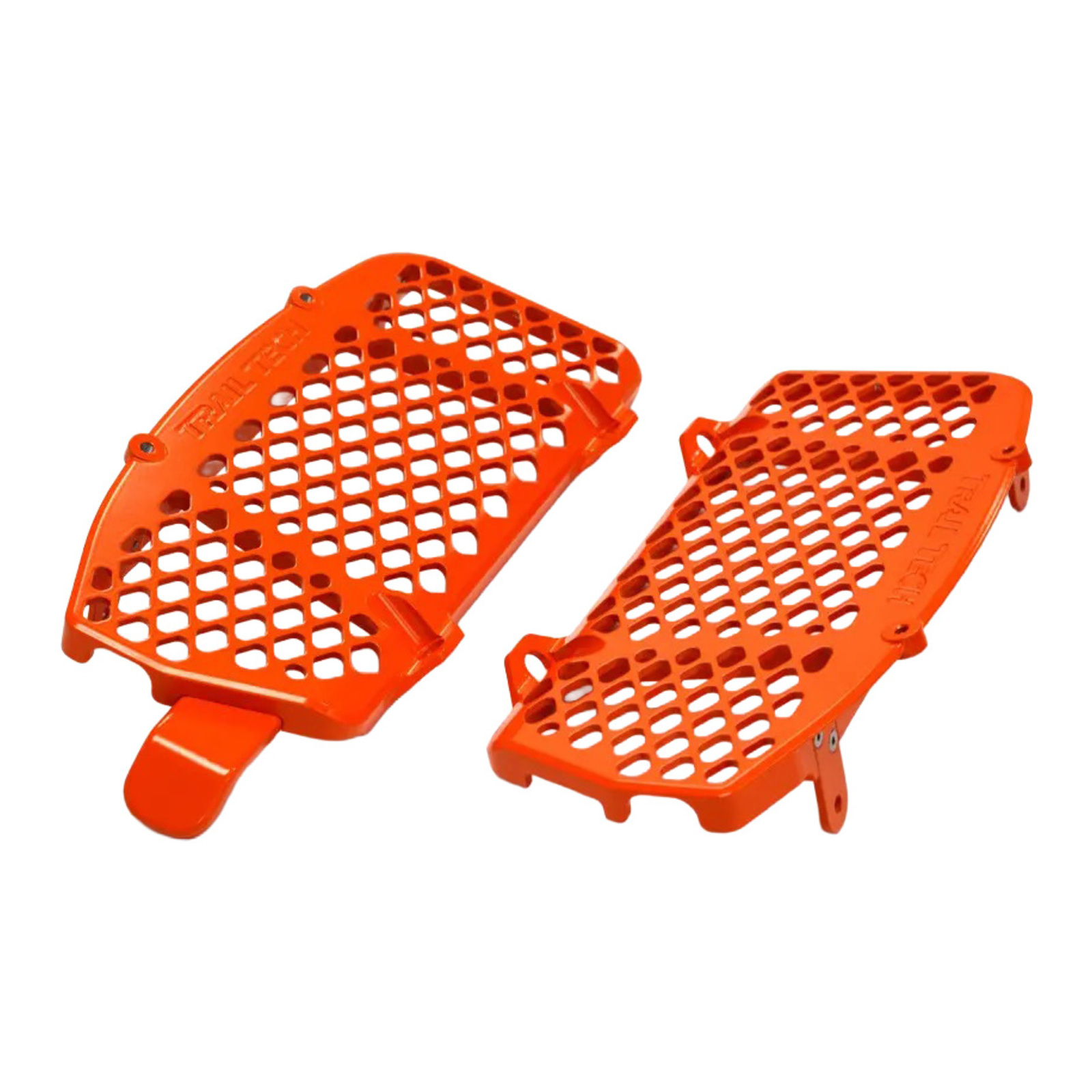 Trail Tech Radiator Guards for KTM / Husqvarna / GasGas - Orange - Image 1