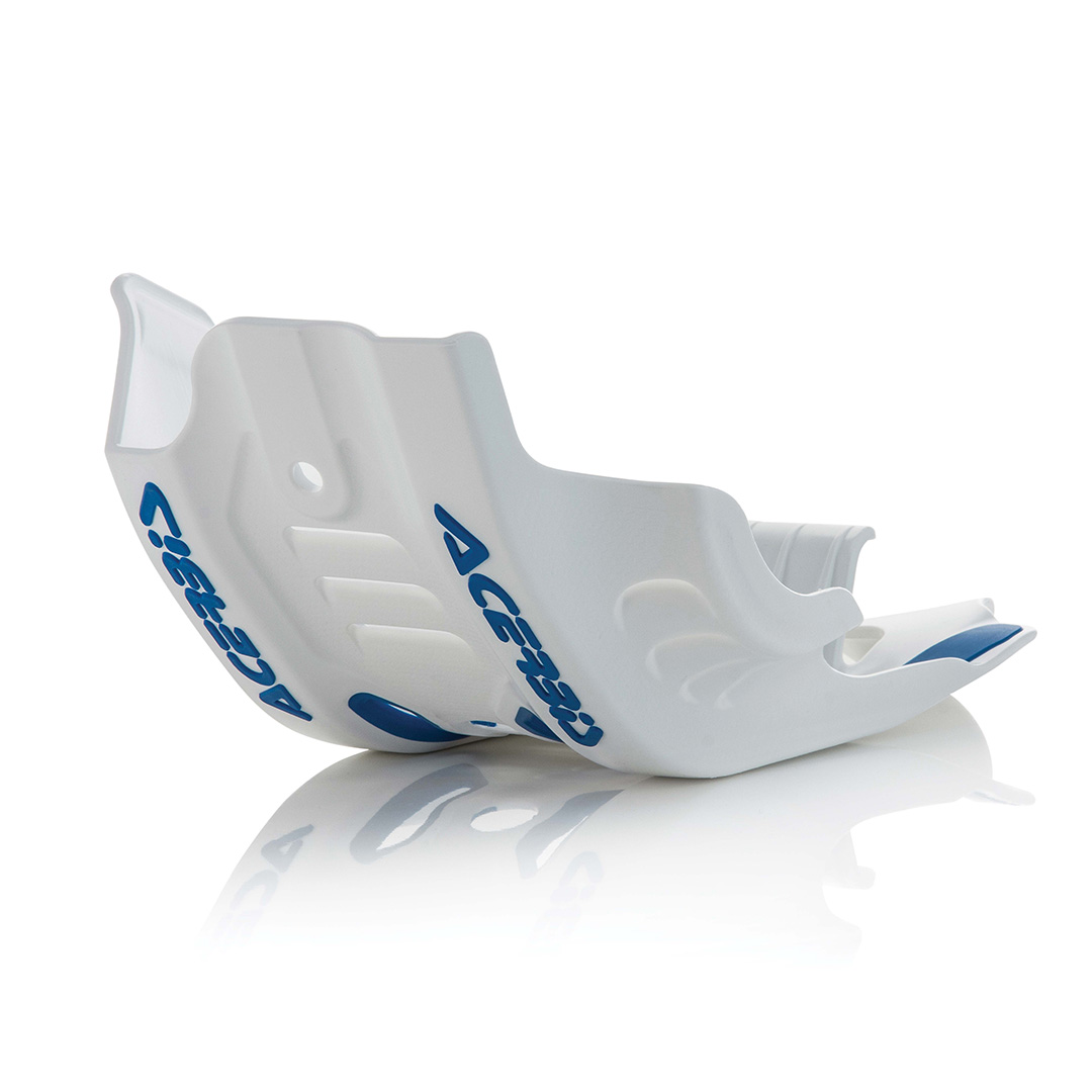 Skid Plate FE450/501 2020-23 White/Blue Acerbis - Image 1