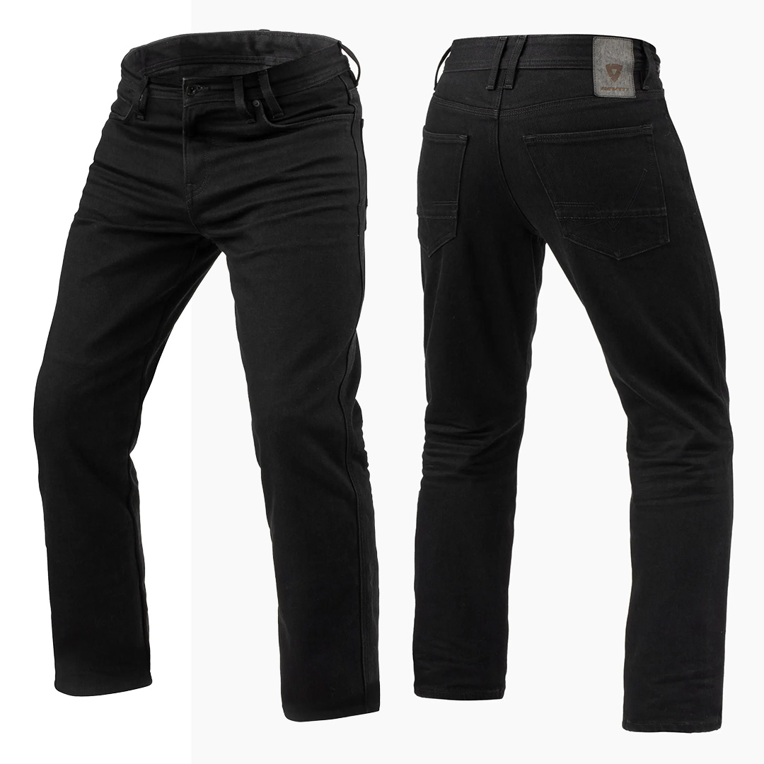 REV'IT! Lombard 3 Riding Jeans Std Leg Black - Image 1