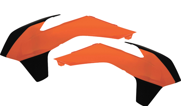 Radiator scoops KTM SX/SXF orange/black Acerbis [A]