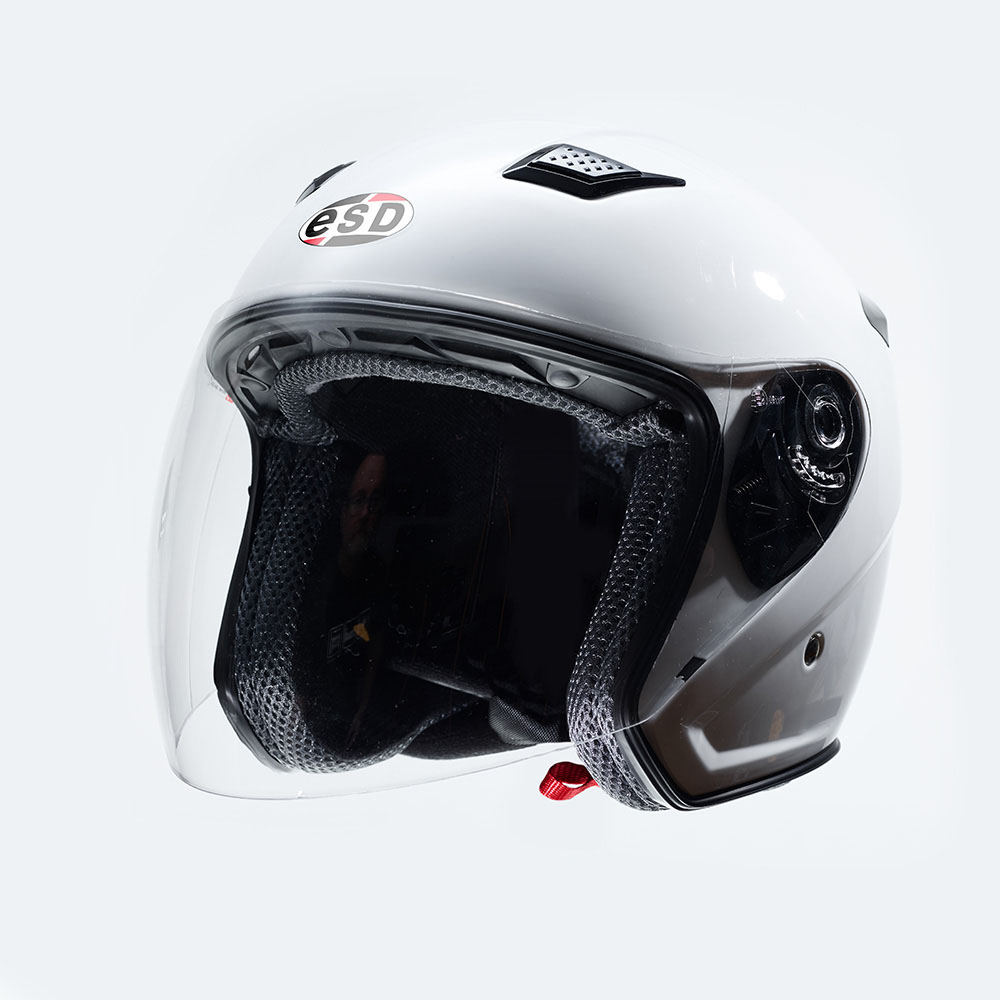 Eldorado E10 Open Face Helmet White