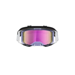 Alpinestars Vision 8 Maven Motocross Goggles Lavender/Black Mirror Pink Lens - Image 3