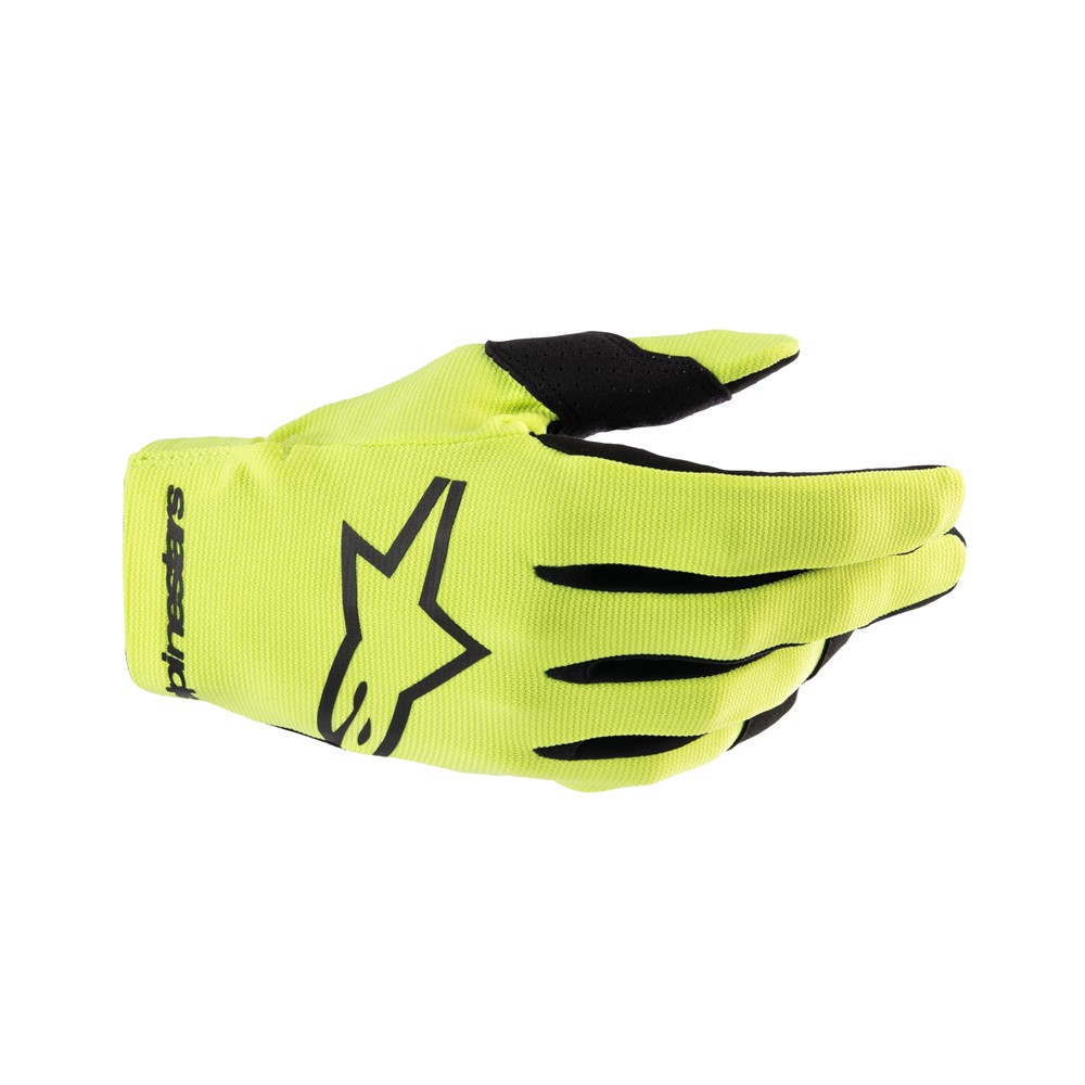 Alpinestars Radar Motocross Gloves Youth Yellow Fluo/Black