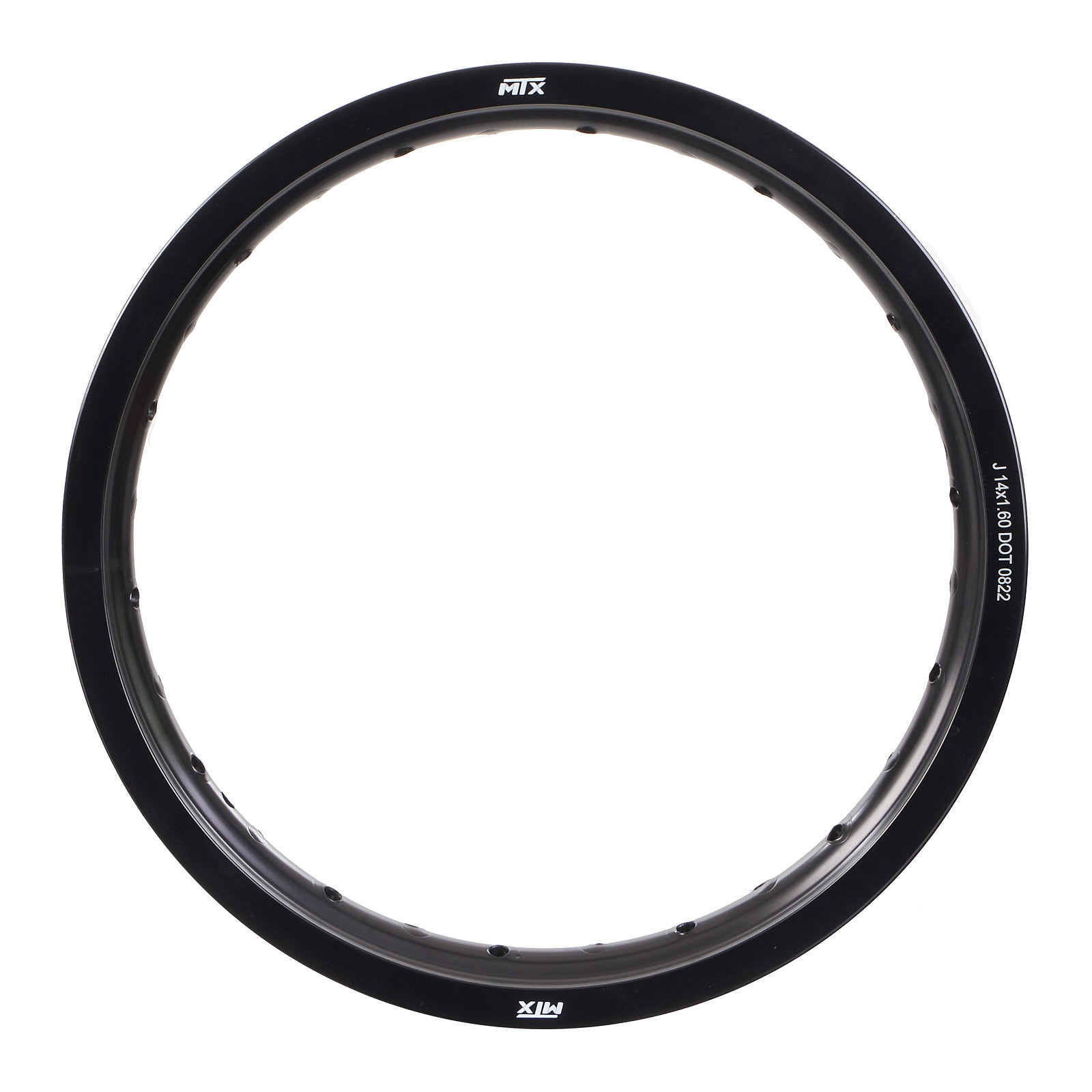 MTX Rim 7075 T6 Alloy - 14 x 1.60 28H Black - Image 1