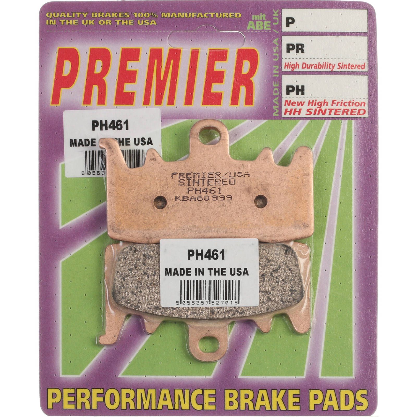 PREMIER BRAKE PADS HI-PERF SINT PH461 – BMW | HD | INDIAN