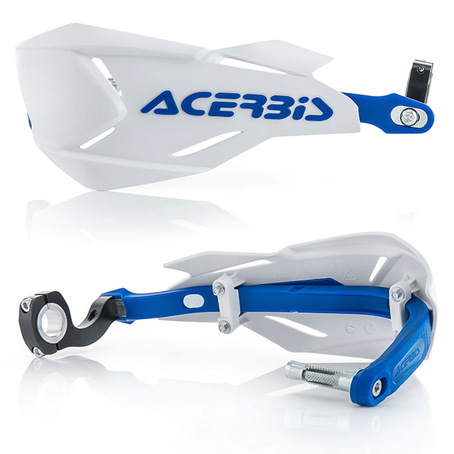 X-Factory handguard White/ Blue Acerbis [A]