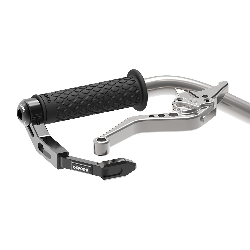Oxford CNC Alloy Lever Guards Black (Moto GP Style) (Pair)