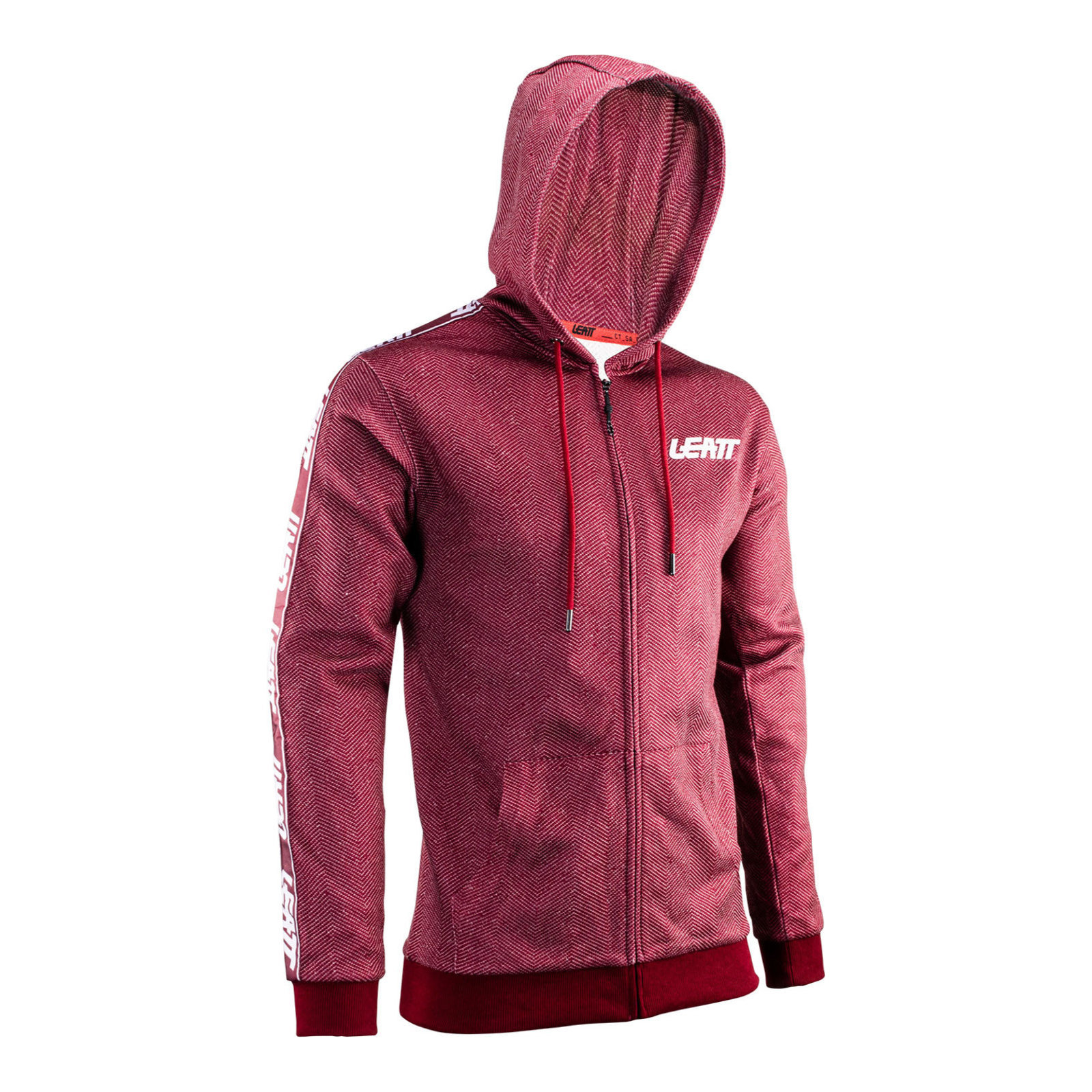 Leatt Premium Zip Hoodie - Ruby - Image 1