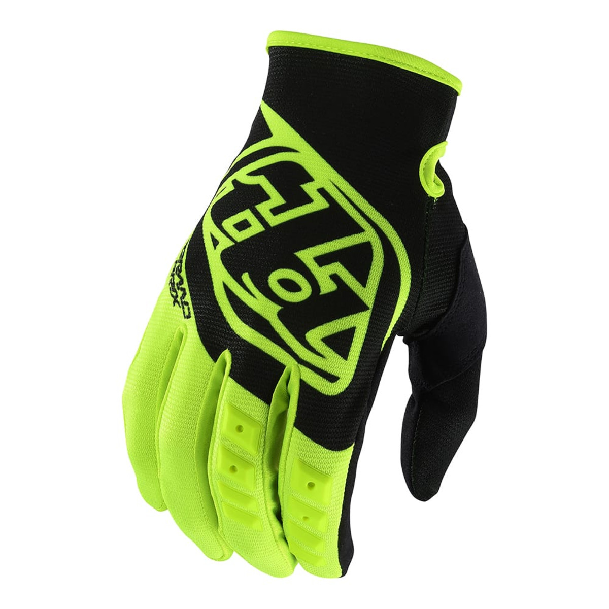 Motocross Gloves Troy Lee GP Flo Yellow - Image 1