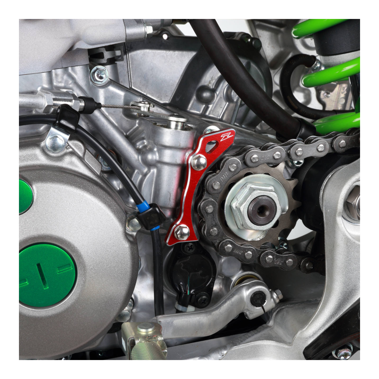 Zeta Case Saver for KX250/F '17-'20, KX450F '16-'18 - Red - Image 4