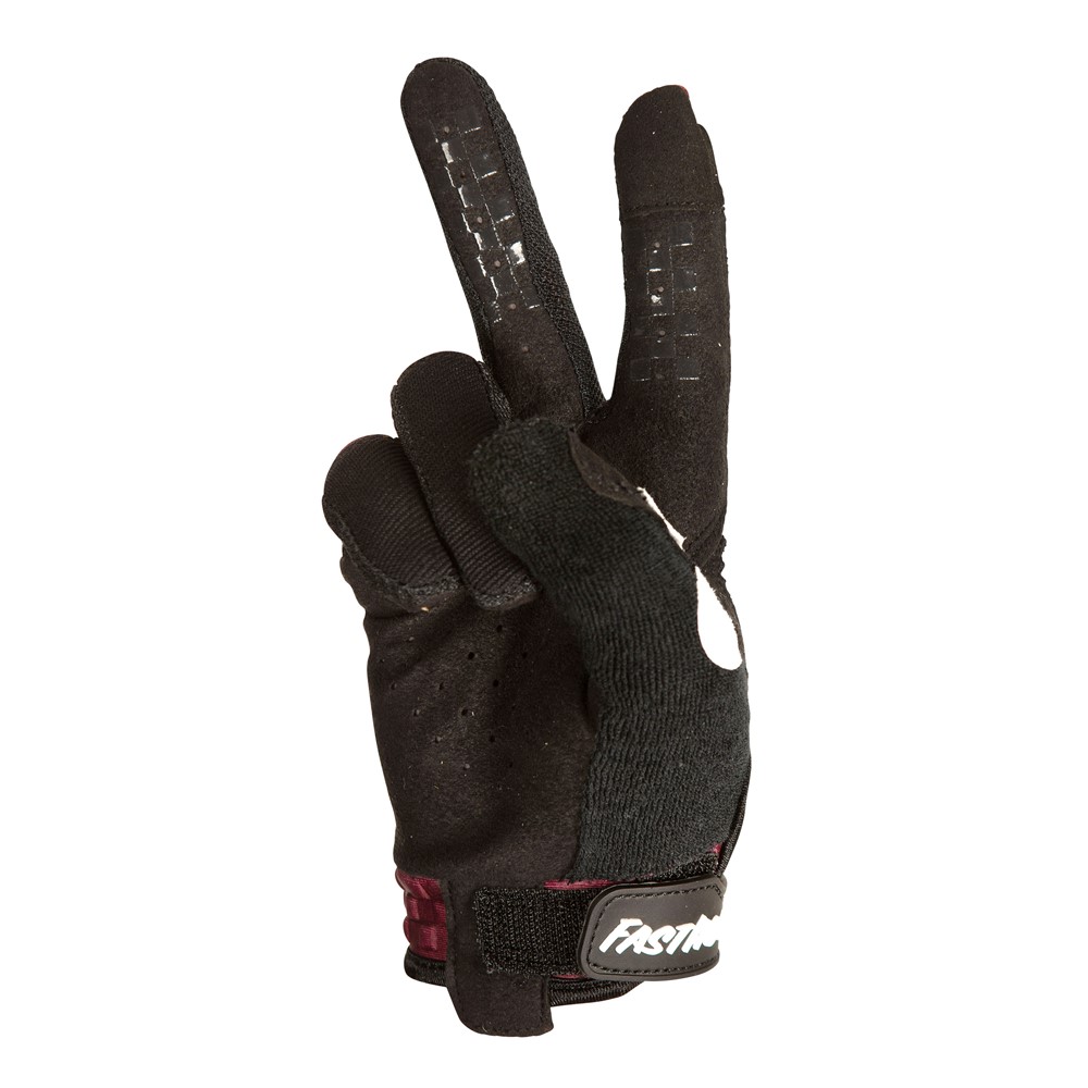 Fasthouse Youth Speed Style Ridgeline Motocross Gloves Maroon/Black