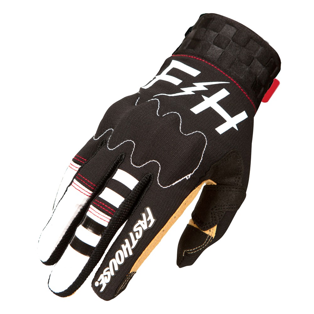 Fasthouse Speed Style Blaster Motocross Gloves Black/White