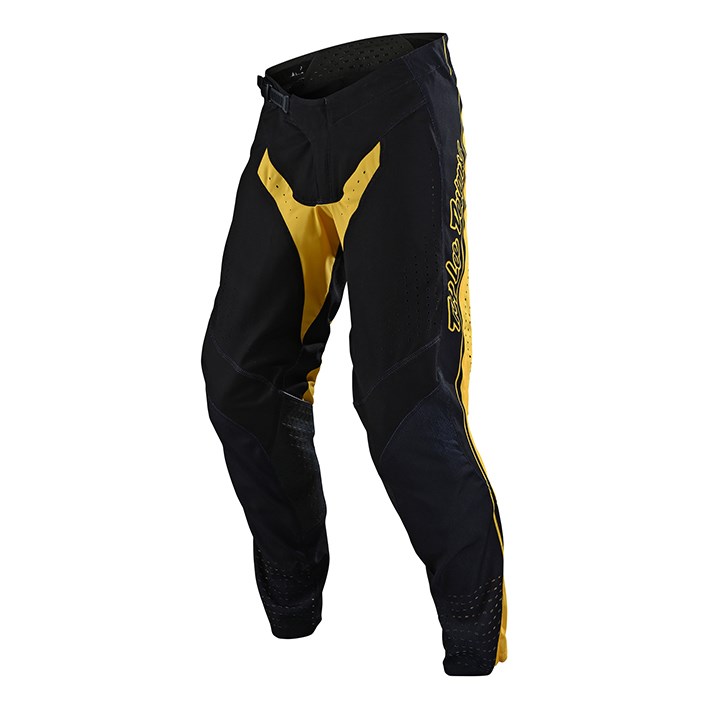 Motocross Pants Troy Lee SE Pro Boldor Yellow/Black