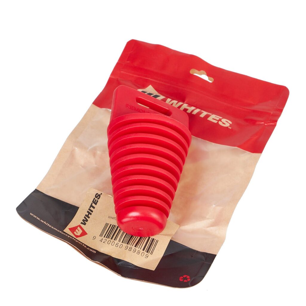 WHITES EXHAUST PLUG - RED - LGE