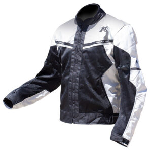 MotoDry Summer Vent Jacket White/Black - Image 1