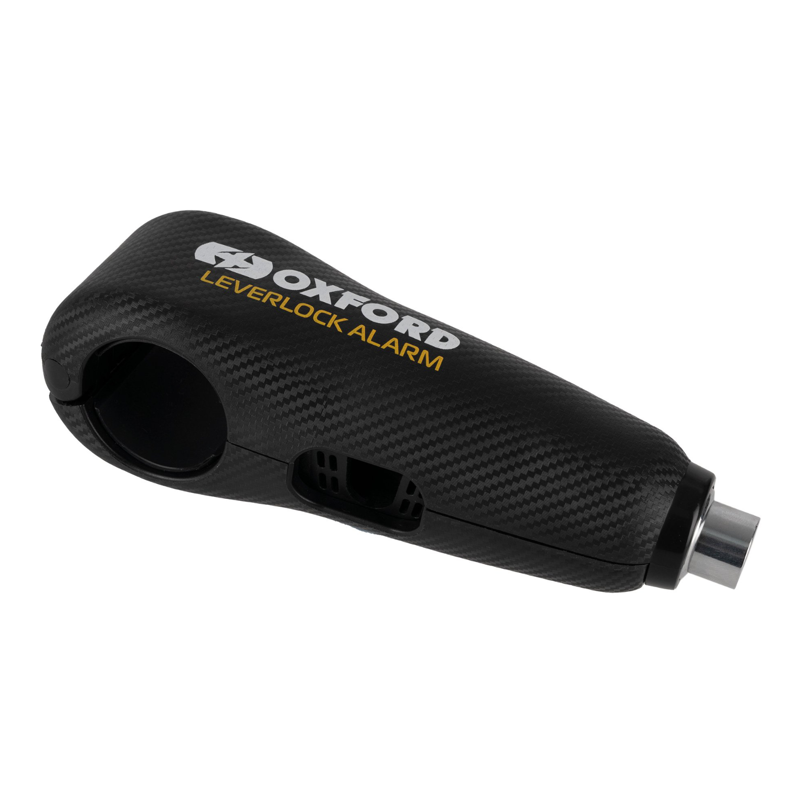 OXFORD LEVER LOCK SECURITY ALARM BLK - Image 1