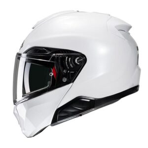 HJC RPHA 91 Flip Front Helmet Pearl White - Image 1