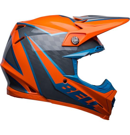 Bell Moto-9s Flex Motocross Helmet Sprite Orange/Grey
