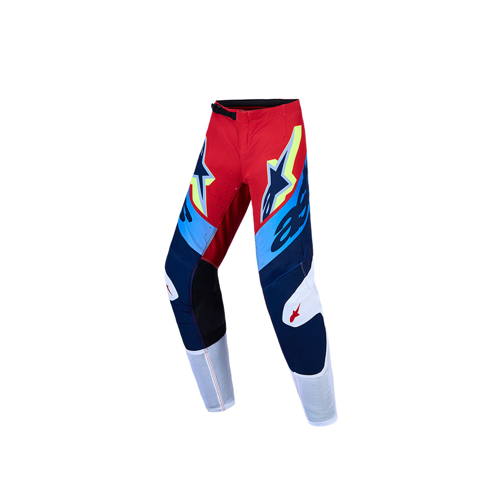 Youth Supertech Dyna Pants Fire Red/White/Navy Blue 28