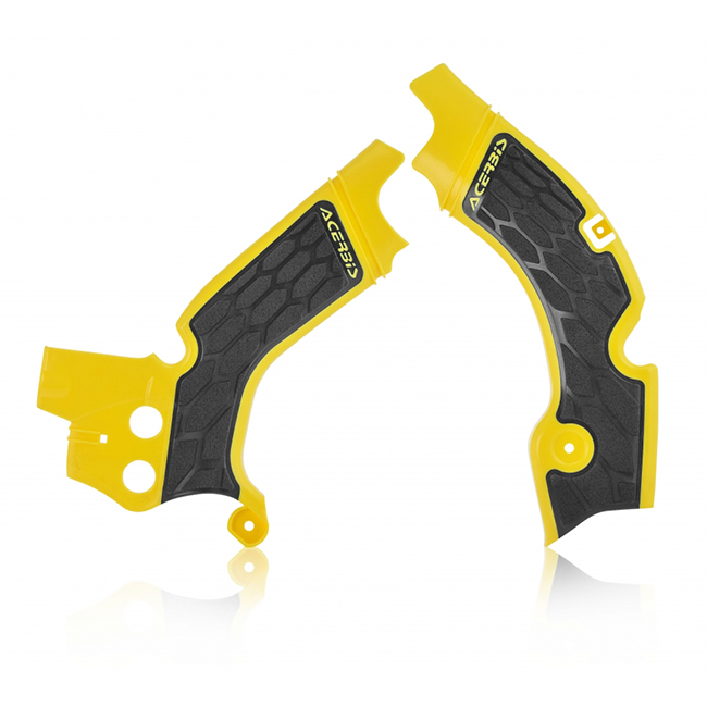 RMZ450 Grip Frame Guards yellow/Black Acerbis 08/17 [A]