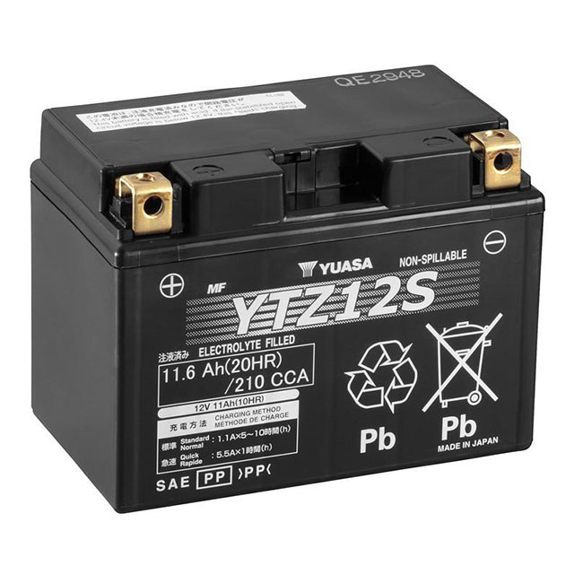 YTZ12S Non-DG Factory Sealed Battery Made in Japan Yuasa