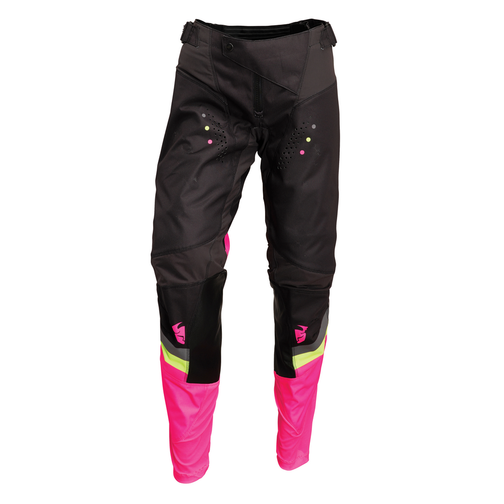 Thor Pulse Rev Motocross Pants Ladies Charcoal/Pink
