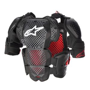 Alpinestars A-10 v2 Full Chest Protector Anthracite/Black/Red - Image 2