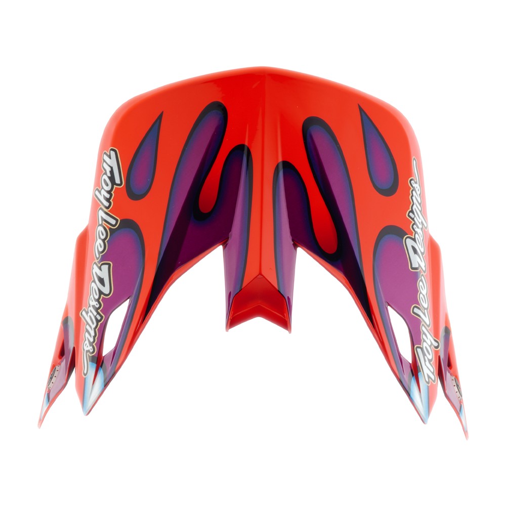 Troy Lee Designs SE5 VISOR OVERSPRAY VIOLET / WHITE
