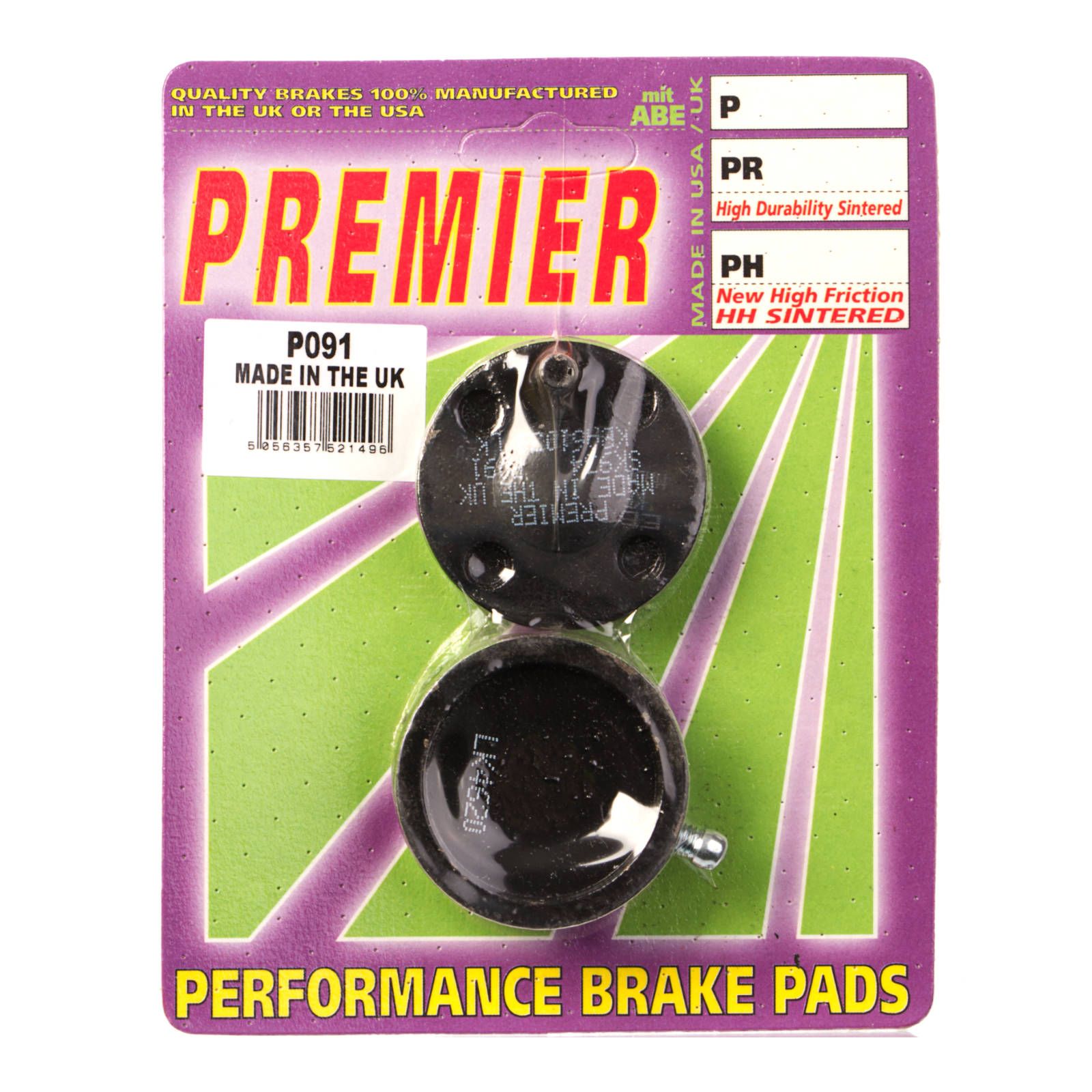 PREMIER BRAKE PADS P091 - HON - Image 1