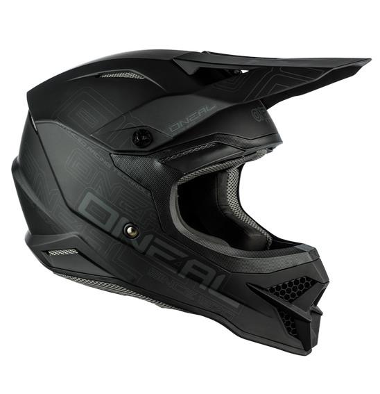 O'Neal 3SRS FLAT Motocross Helmet Black