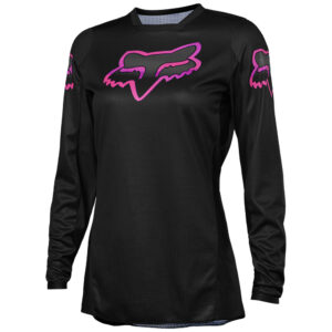 Fox 180 Blackout Motocross Jeresy Ladies Black/Pink - Image 3