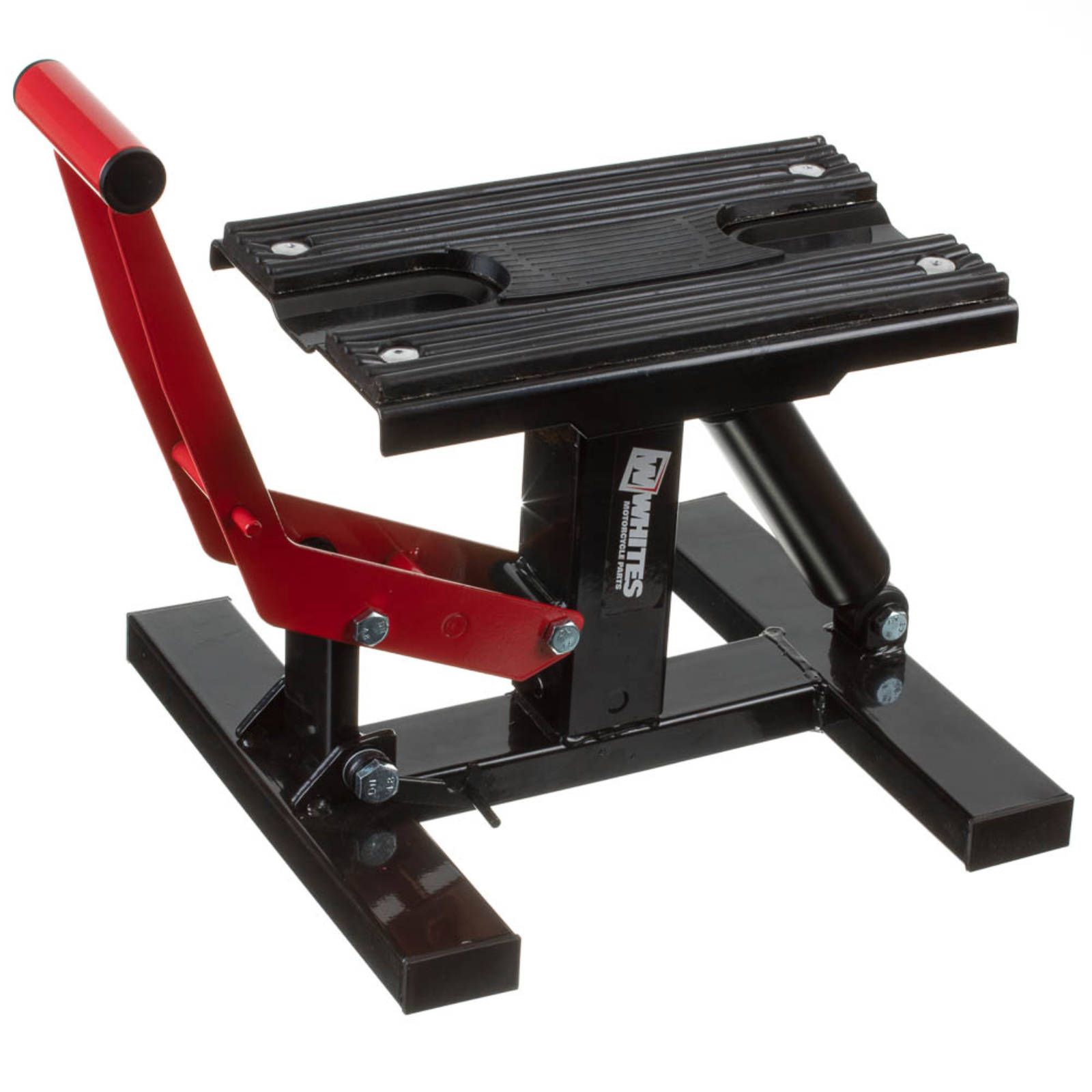 WHITES MX LIFT STAND - (HEIGHT ADJ. & HYDRAULIC DAMPER) - Image 1